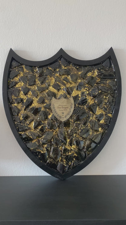 Scuso Dom Pérignon Vintage Goldpapiermalerei