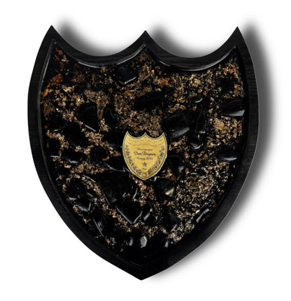Dom Pérignon Vintage Gold Paper Shield Rahmen